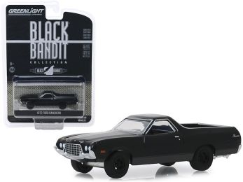 1972 Ford Ranchero \Black Bandit\" Series 22 1/64 Diecast Model Car by Greenlight"""