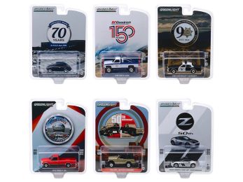 \Anniversary Collection\" 6 piece Set Series 10 1/64 Diecast Model Cars by Greenlight"""