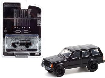 1990 Jeep Cherokee 4x4 Black Bandit Series 25 1/64 Diecast Model Car by Greenlight