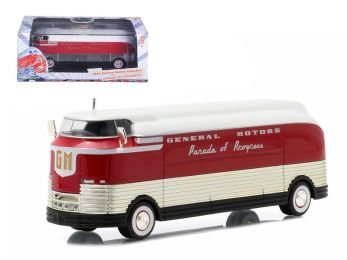 1940 General Motors Futurliner \Parade of Progress\" Hobby Exclusive 1/64 Diecast Model by Greenlight"""