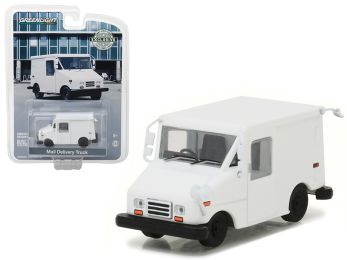 LLV Long Life Mail Delivery Truck Plain White \Hobby Exclusive\" 1/64 Diecast Model Car by Greenlight"""