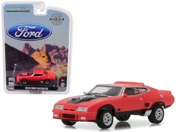1973 Ford Falcon XB Red Pepper with Black Stripe Hobby Exclusive 1/64 Diecast Car Model by Greenlight