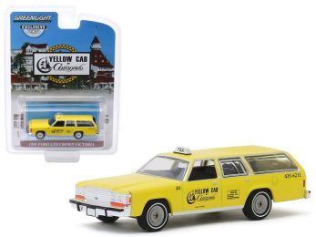 1988 Ford LTD Crown Victoria Wagon Taxicab \Yellow Cab of Coronado\" (California) \""Hobby Exclusive\"" 1/64 Diecast Model Car by Greenlight"""