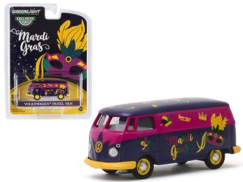 Volkswagen Panel Van Purple Metallic \Mardi Gras - 2020\" \""Hobby Exclusive\"" 1/64 Diecast Model by Greenlight"""