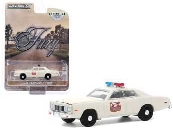 1975 Plymouth Fury Cream \Atlanta Police\" (Georgia) \""Hobby Exclusive\"" 1/64 Diecast Model Car by Greenlight"""