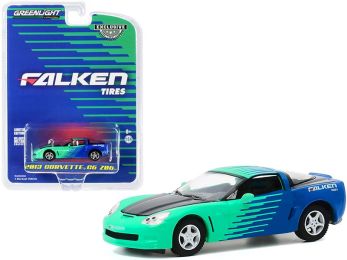 2013 Chevrolet Corvette C6 Z06 \Falken Tires\" \""Hobby Exclusive\"" 1/64 Diecast Model Car by Greenlight"""