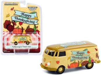 Volkswagen Panel Van \Happy Thanksgiving\" \""Hobby Exclusive\"" 1/64 Diecast Model by Greenlight"""