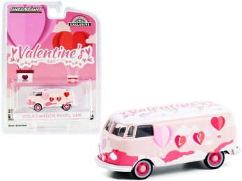 Volkswagen Panel Van \Valentine\'s Day 2021\" \""Hobby Exclusive\"" 1/64 Diecast Model by Greenlight"""