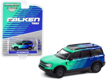 2021 Ford Bronco Sport Falken Tires Hobby Exclusive 1/64 Diecast Model Car by Greenlight