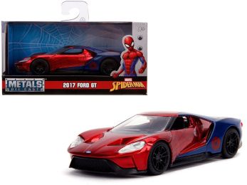 2017 Ford GT \Spider-Man\" Theme \""Marvel\"" Series 1/32 Diecast Model Car by Jada"""