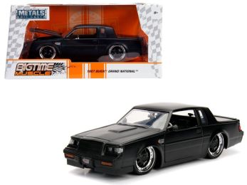 1987 Buick Grand National Matt Black 1/24 Diecast Model Car by Jada