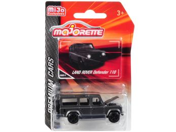 Land Rover Defender 110 Matt Gray \Premium Cars\" 1/60 Diecast Model Car by Majorette"""