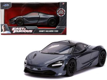 Shaw's McLaren 720S RHD (Right Hand Drive) Metallic Gray Fast & Furious Presents: Hobbs & Shaw (2019) Movie 1/32 Diecast Model Car by Jada