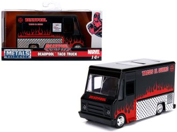Deadpool Taco Truck Black \Marvel\" Series 1/32 Diecast Model by Jada"""