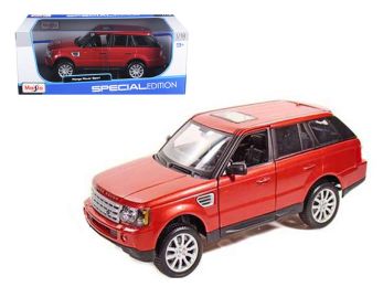 Range Rover Sport Metallic Red 1/18 Diecast Model Car by Maisto