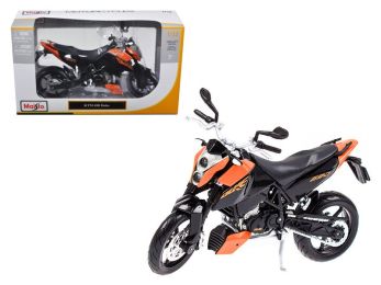 KTM 690 Duke Orange and Black 1/12 Diecast Motorcycle Model by Maisto