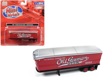 1940\'s-1950\'s Aerovan Trailer \Old German Beer\" 1/87 (HO) Scale Model by Classic Metal Works"""