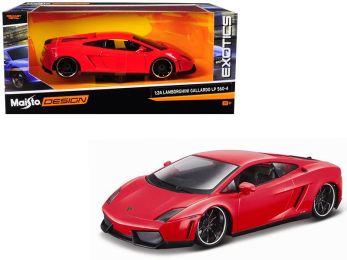 Lamborghini Gallardo LP 560-4 Red \Exotics\" 1/24 Diecast Model Car by Maisto"""