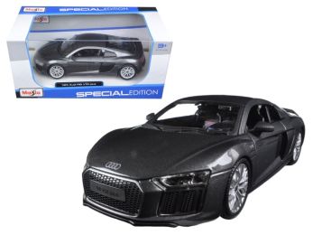Audi R8 V10 Plus Gray Metallic \Special Edition\" 1/24 Diecast Model Car by Maisto"""