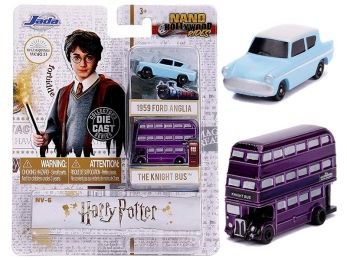 \Harry Potter\" 2 piece Set \""Nano Hollywood Rides\"" Diecast Models by Jada"""