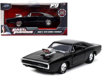 Dom\'s 1970 Dodge Charger 500 Black \Fast & Furious 9 F9\" (2021) Movie 1/32 Diecast Model Car by Jada"""