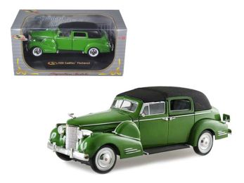 1938 Cadillac Series 90 V16 Fleetwood Green 1/32 Diecast Model Car by Signature Models