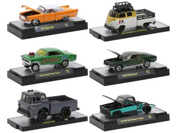 Auto Trucks 6 piece Set Release 65 IN DISPLAY CASES Limited Edition to 7250 pieces Worldwide 1/64 Diecast Model Cars by M2 Machines