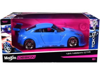 Nissan GT-R Light Blue Tokyo Mod 1/24 Diecast Model Car by Maisto