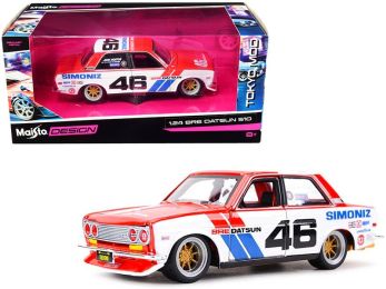 Datsun 510 #46 \Simoniz\" BRE (Brock Racing Enterprises) \""Tokyo Mod\"" 1/24 Diecast Model Car by Maisto"""