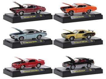 Auto Meets Set of 6 Cars IN DISPLAY CASES Release 58 Limited Edition to 6250 pieces Worldwide 1/64 Diecast Model Cars by M2 Machines