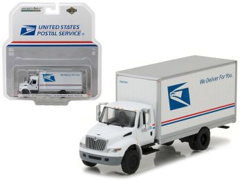 2013 International Durastar Box Truck \United States Postal Service\" (USPS) \""H.D. Trucks\"" Series 9 1/64 Diecast Model by Greenlight"""