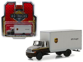 International Durastar Box Van \UPS Freight\" (United Parcel Service) \""H.D. Trucks\"" Series 15 1/64 Diecast Model by Greenlight"""