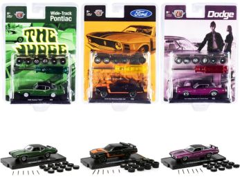 Auto Wheels 3 piece Car Set Release 8 Limited Edition to 5250 pieces Worldwide 1/64 Diecast Model Cars by M2 Machines
