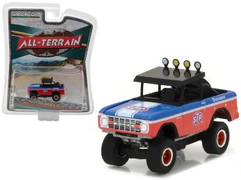 1975 Ford Bronco Baja STP \All Terrain\" Series 5 1/64 Diecast Model Car by Greenlight"""
