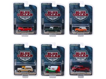 \Blue Collar Collection\" Set of 6 pieces Series 5 1/64 Diecast Model Cars by Greenlight"""