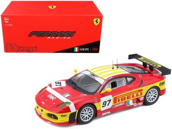 Ferrari F430 GTC #97 F. Babini - M. Malucelli - P. Ruberti 24 Hours of Le Mans (2008) 1/43 Diecast Model Car by Bburago