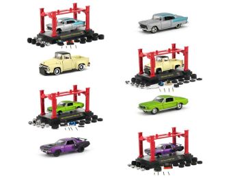 Model Kit 4 piece Car Set Release 24 1/64 Diecast Model Cars by M2 Machines
