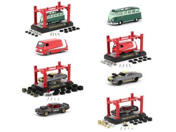 Model Kit 4 piece Car Set Release 26 1/64 Diecast Model Cars by M2 Machines