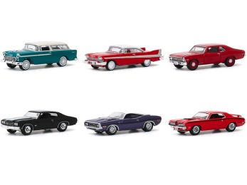 Barrett Jackson \Scottsdale Edition\" Set of 6 Cars Series 5 1/64 Diecast Model Cars by Greenlight"""
