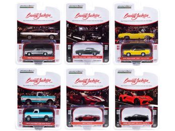 Barrett Jackson \Scottsdale Edition\" Set of 6 Cars Series 6 1/64 Diecast Model Cars by Greenlight"""