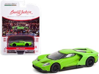 2017 Ford GT Verde Mantis Green (Lot #1417) Barrett Jackson Scottsdale Edition Series 7 1/64 Diecast Model Car by Greenlight