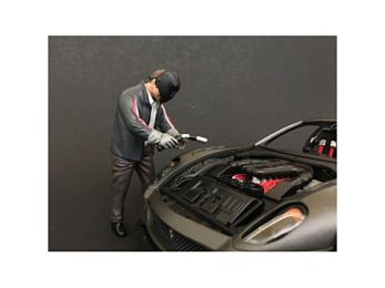 \Chop Shop\" Mr. Welder Figurine for 1/24 Scale Models by American Diorama"""