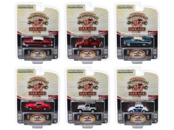 \Busted Knuckle Garage\" 6 piece Set Series 1 1/64 Diecast Model Cars by Greenlight"""