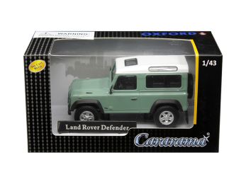 Land Rover Defender Light Green 1/43 Diecast Model Car by Cararama