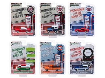 \Running on Empty\" 6 piece Set Series 9 1/64 Diecast Model Cars by Greenlight"""