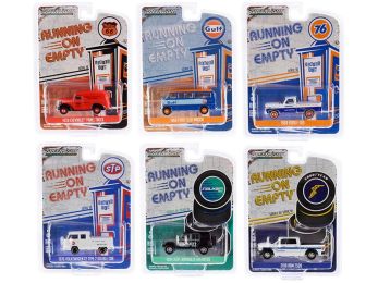 \Running on Empty\" 6 piece Set Series 10 1/64 Diecast Model Cars by Greenlight"""