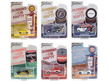 \Running on Empty\" 6 piece Set Series 11 1/64 Diecast Model Cars by Greenlight"""