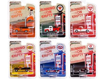\Running on Empty\" 6 piece Set Series 12 1/64 Diecast Model Cars by Greenlight"""