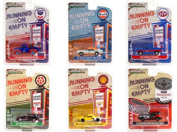 Running on Empty 6 piece Set Series 13 1/64 Diecast Model Cars by Greenlight