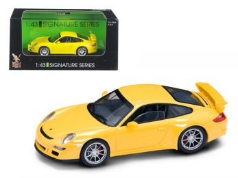 Porsche 911 997 GT3 Yellow Signature Series 1/43 Diecast Model Car by Road Signature